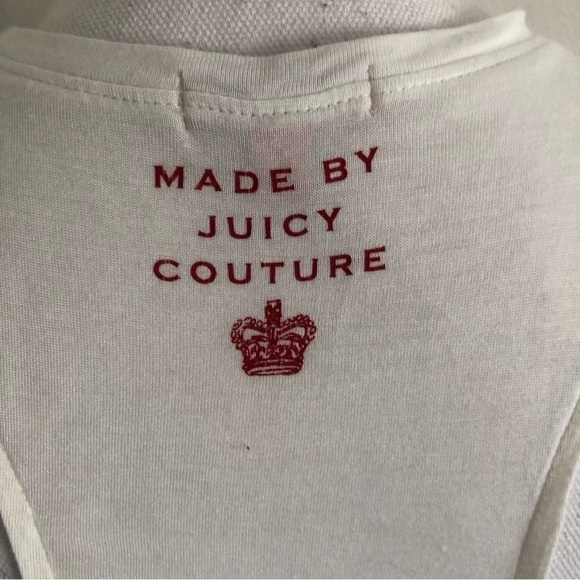 Juicy Couture Embellished Flag Graphic Racerback Tank Top - Picture 3 of 10